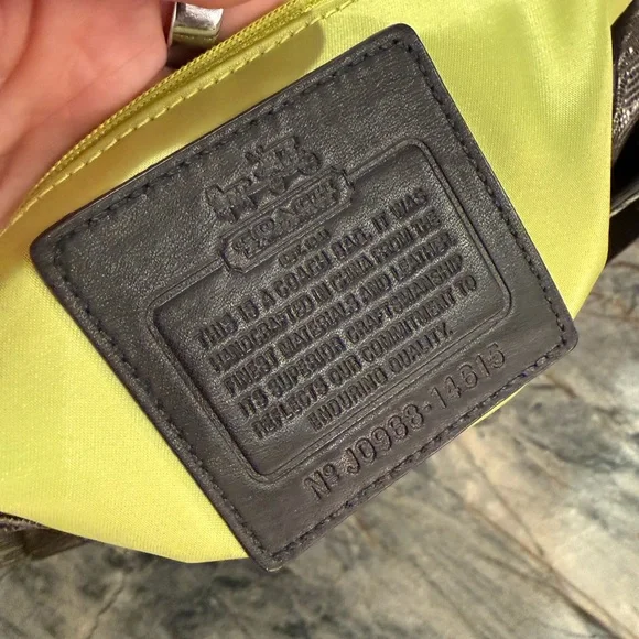 Coach Sydney Special Edition Turnlock Satchel Shoulder Bag Embossed Lizard